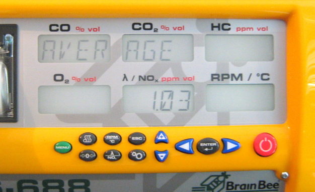 BrainBee Diesel Emission test